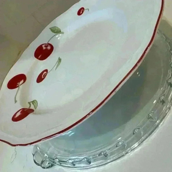 Richard Ginori Antico Cherry 10.5in Plate Dish Pre-Owned - Picture 5 of 14